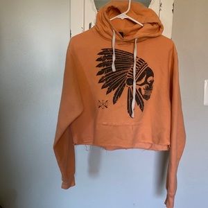 Women’s small cropped hoodie